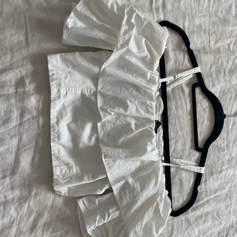 White Zara top